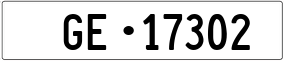 Truck License Plate